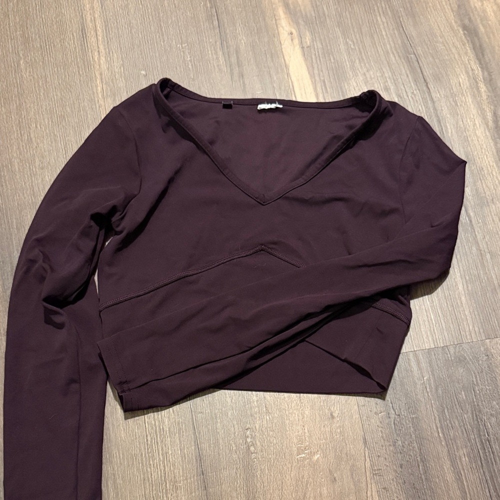 Gymshark Deep Purple Long Sleeve Top